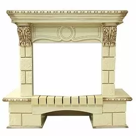 Угловой широкий портал Royal Flame