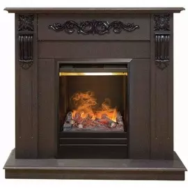 Пристенный электрокамин 3D с увлажнением Real-Flame