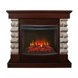 Электрокамин с широким очагом 2D Real-Flame