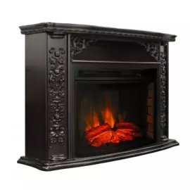 Электрокамин с широким очагом 2D Real-Flame