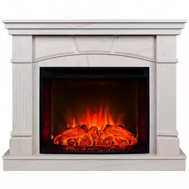 Электрокамин с широким очагом 2D Real-Flame