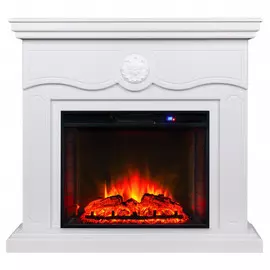 Электрокамин с широким очагом 2D Real-Flame