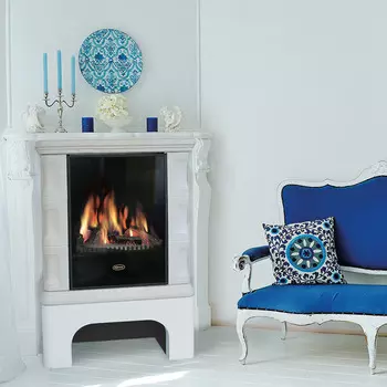 Пристенный газовый камин Karma