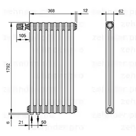 Радиатор отопления Zehnder