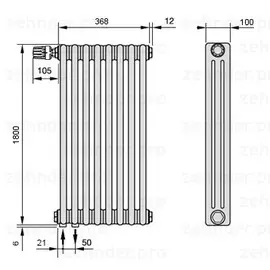 Радиатор отопления Zehnder