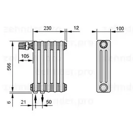 Радиатор отопления Zehnder