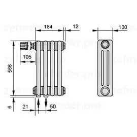 Радиатор отопления Zehnder