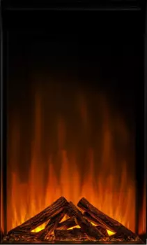 Широкий очаг 3D British Fires