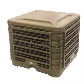 Стационарный охладитель-увлажнитель с нижней подачей, LED пультом, гигростатом, контроллером MODBUS Sabiel