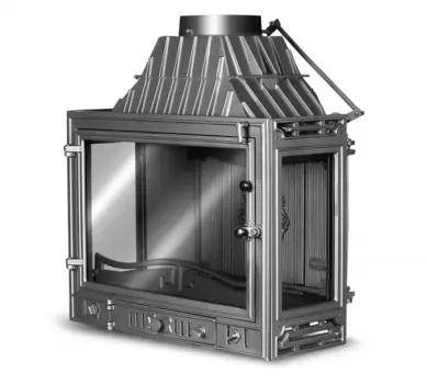Трёхсторонняя дровяная топка Kawmet