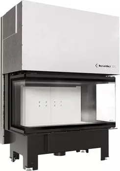 Трёхсторонняя дровяная топка Kratki