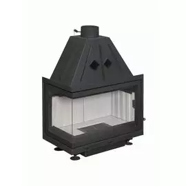 Угловая левая дровяная топка ЭКОКАМИН