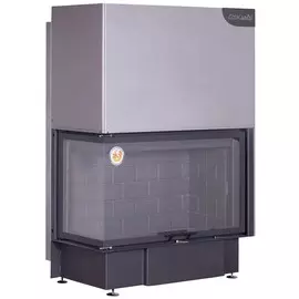 Угловая левая дровяная топка ЭКОКАМИН