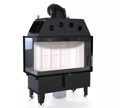 Угловая левая дровяная топка DEFRO