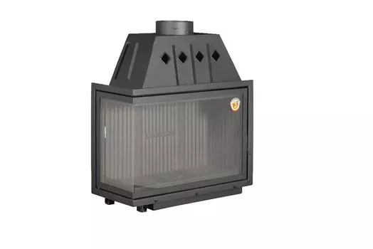 Угловая левая дровяная топка ЭКОКАМИН