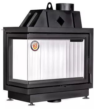 Угловая левая дровяная топка ЭКОКАМИН