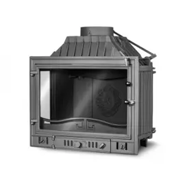 Угловая левая дровяная топка Kawmet