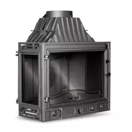 Угловая левая дровяная топка Kawmet