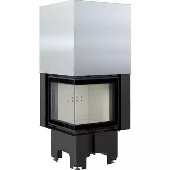 Угловая левая дровяная топка Kratki