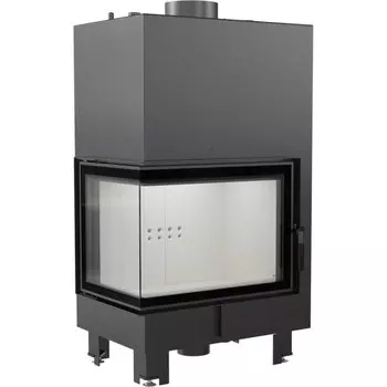 Угловая левая дровяная топка Kratki