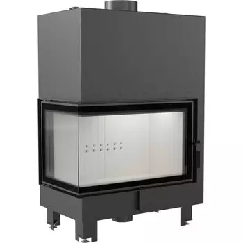 Угловая левая дровяная топка Kratki