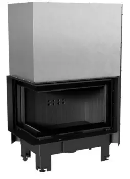 Угловая левая дровяная топка Kratki