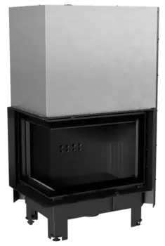 Угловая левая дровяная топка Kratki