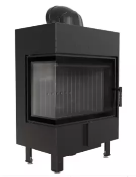 Угловая левая дровяная топка Kratki