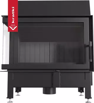 Угловая левая дровяная топка Kratki