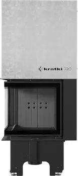 Угловая левая дровяная топка Kratki