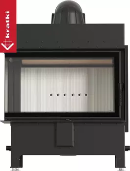 Угловая левая дровяная топка Kratki