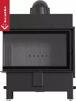 Угловая левая дровяная топка Kratki