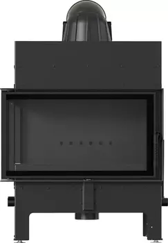 Угловая левая дровяная топка Kratki