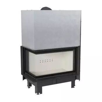 Угловая левая дровяная топка Kratki