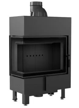 Угловая левая дровяная топка Kratki