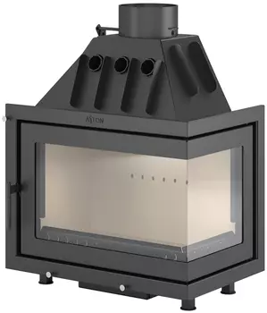 Угловая правая дровяная топка ASTON