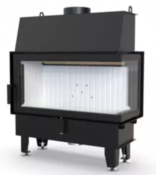 Угловая правая дровяная топка DEFRO