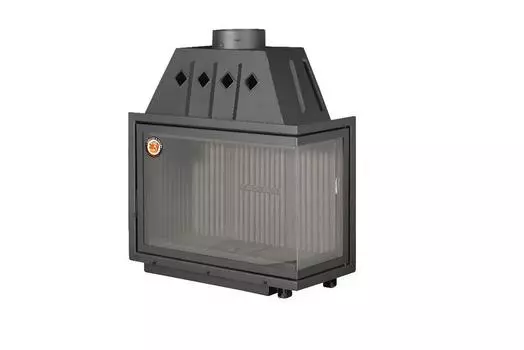 Угловая правая дровяная топка ЭКОКАМИН