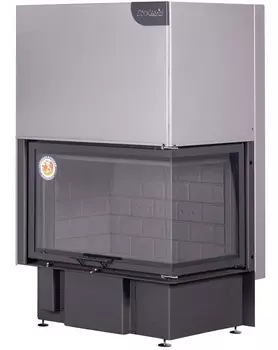 Угловая правая дровяная топка ЭКОКАМИН