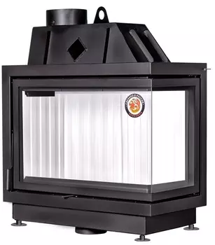 Угловая правая дровяная топка ЭКОКАМИН