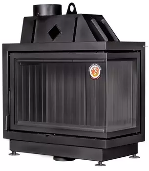 Угловая правая дровяная топка ЭКОКАМИН