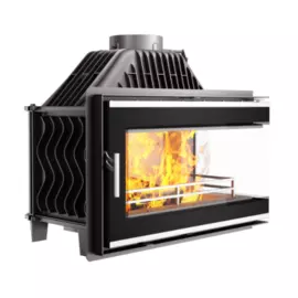 Угловая правая дровяная топка Kawmet