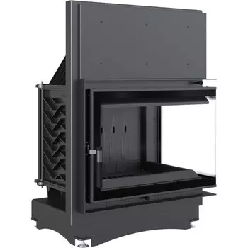 Угловая правая дровяная топка Kratki