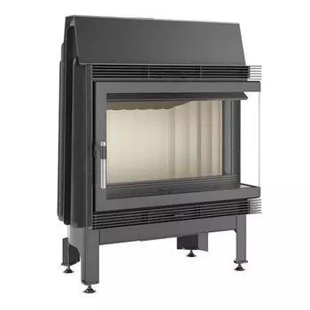 Угловая правая дровяная топка Kratki