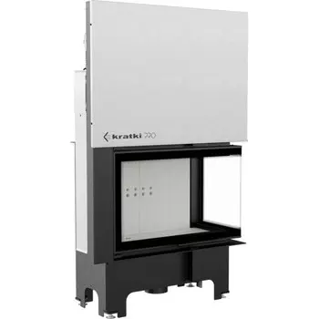 Угловая правая дровяная топка Kratki