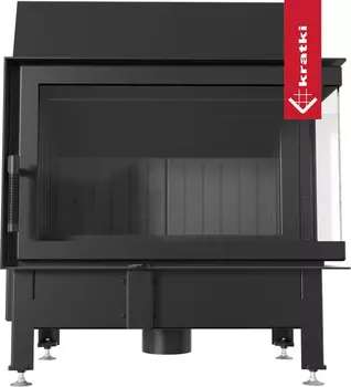 Угловая правая дровяная топка Kratki