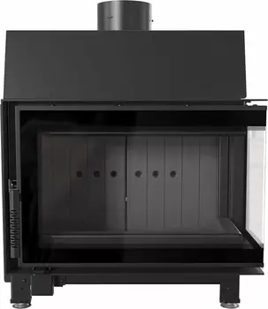 Угловая правая дровяная топка Kratki