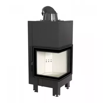 Угловая правая дровяная топка Kratki