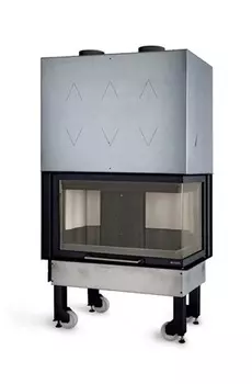 Угловая правая дровяная топка La Nordica