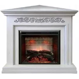 Угловой 3D электрокамин с увлажнителем воздуха Real-Flame